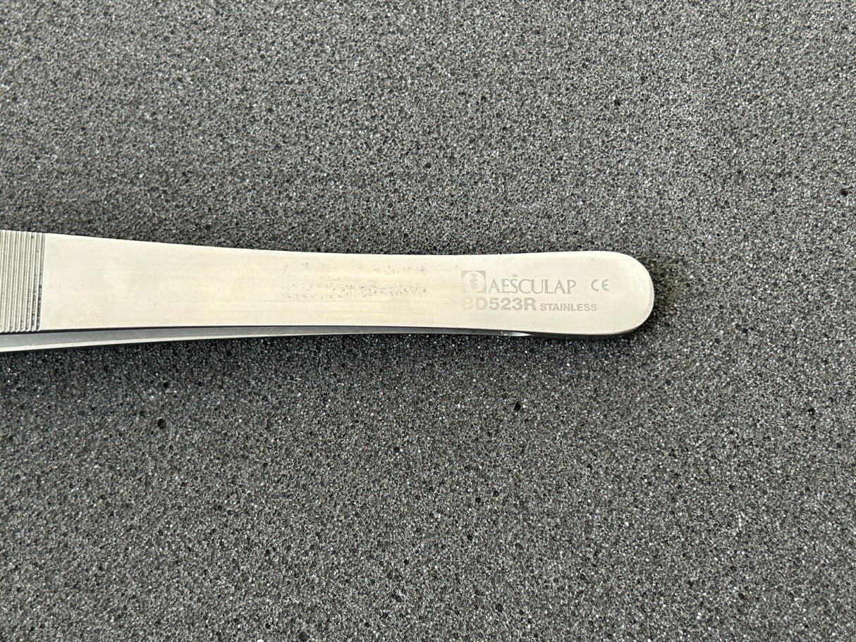 Aesculap BD523R Jefferson Tissue Forceps 7" 1X2 Teeth