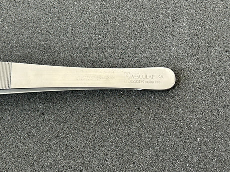 Aesculap BD523R Jefferson Tissue Forceps 7" 1X2 Teeth