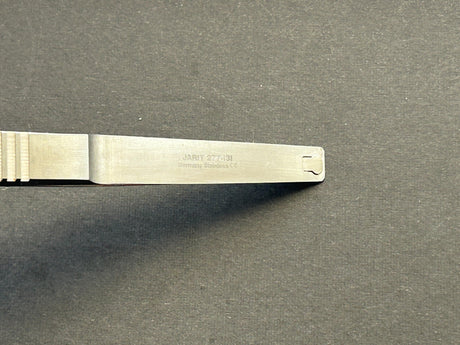 Jarit 277-131 Jacobson Scissors Bayonet, Flat Handle, 13mm, Curved, 7-1/4"