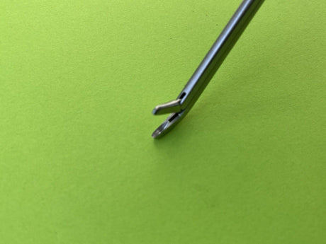 V.Mueller Spinal Pea Pod Rongeur, Angled Up 2mm x 6mm Up Bite, 5-1/2"