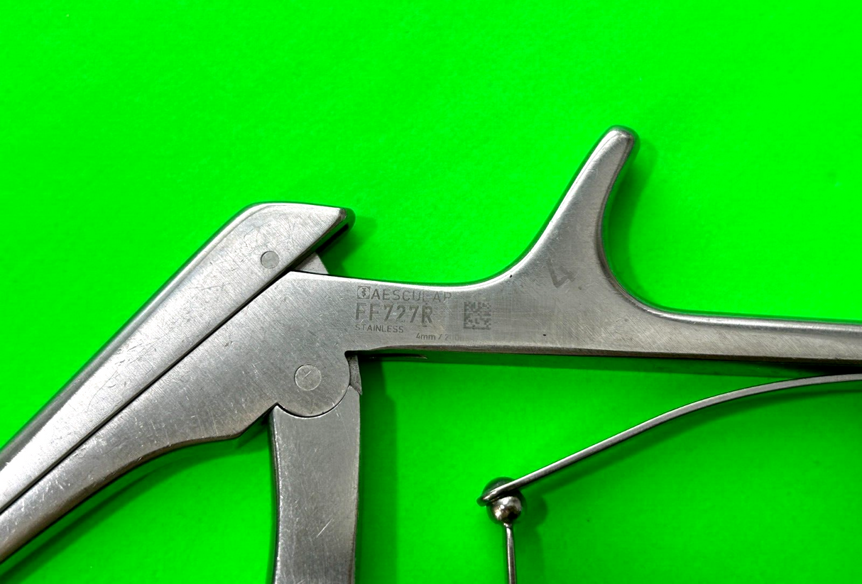 Aesculap Surgical FF727R Kerrison Rongeur 4mm 40° Shaft 8"