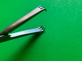 V. Mueller GL1070 Forcep, 3 × 3 Teeth, Straight, 8-1/2"