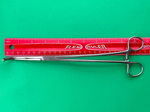 Miltex Surgical 10-3/4" Vascular Clamp, 32MM x 9MM Inside Jaw