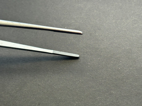 Jarit 130-353 Carb Bite Potts-Smith Tissue Forcep, 7-1/4"