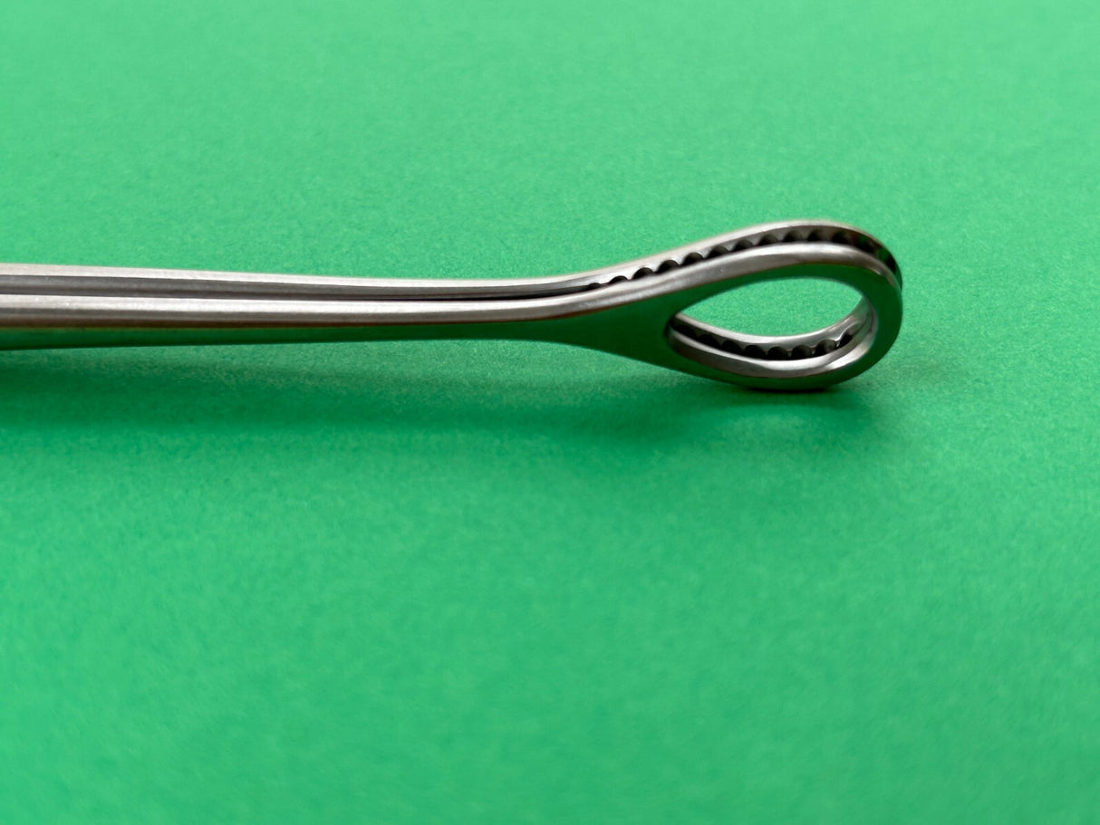 V.Mueller Surgical 9-3/4" Straight Foerster Sponge Forceps, Serrated Jaw