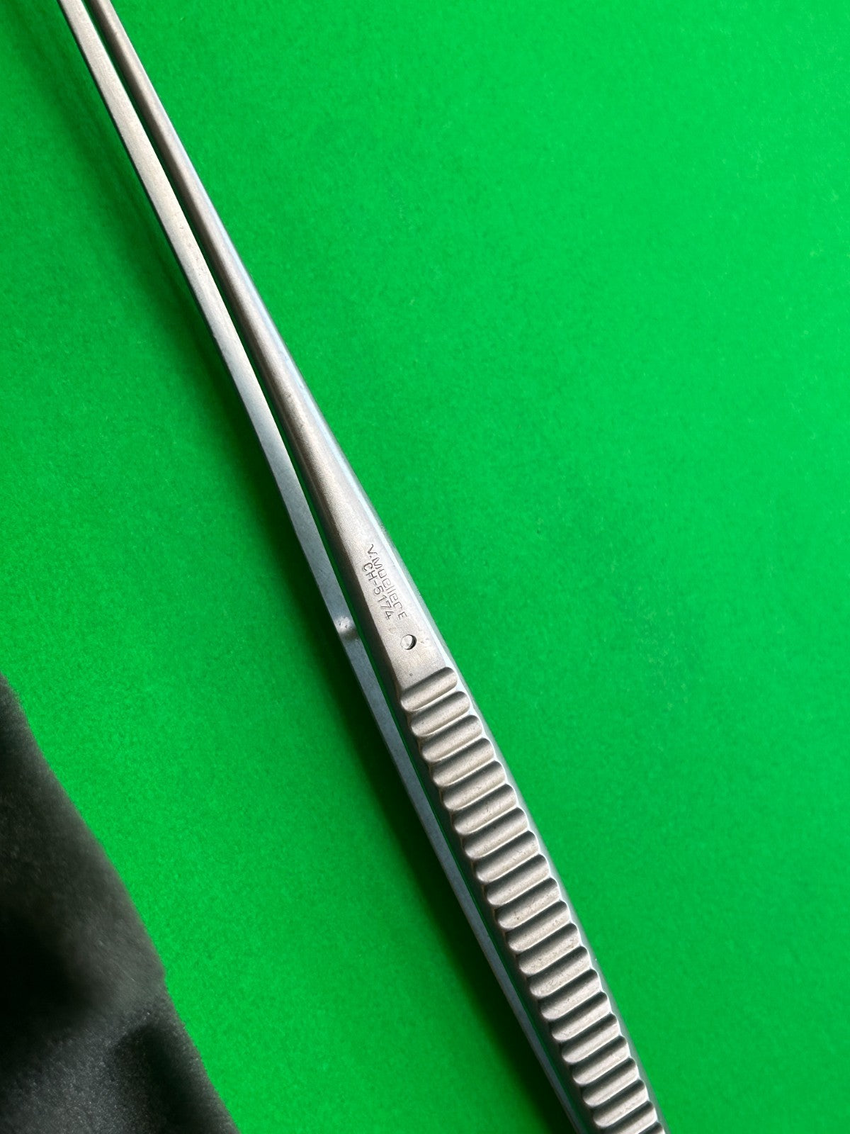 V.Mueller CH5174 12" Potts Smith Tissue Forceps With Serrated Tips
