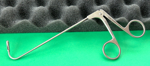 Karl Storz Surgical Double Spoon Forceps, Curved 110° Backwards