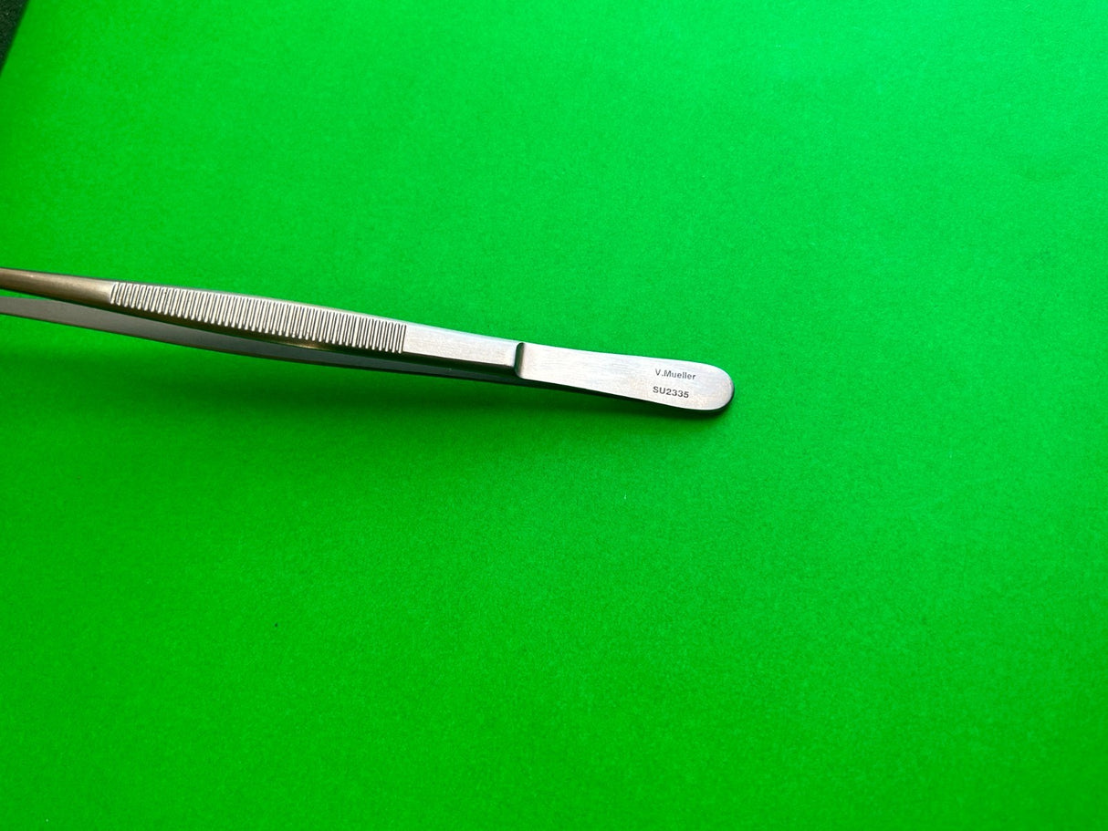 V.Mueller SU2335 Tissue Forceps 8" Straight 1x2 Teeth