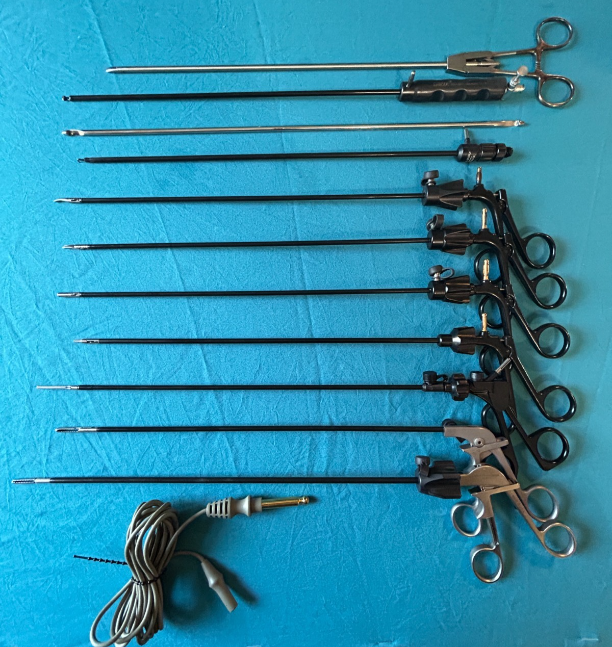 Set Of 12 Laparoscopy Most Popular Set 5mm Jarit Karl Storz V.Mueller  (Set C)