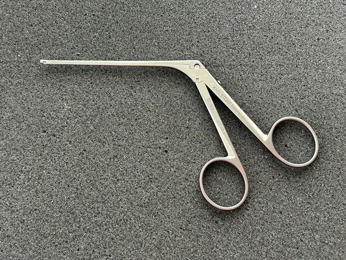 Karl Storz 221609 WULLSTEIN Ear Froceps, curved left, 8 cm