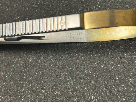 V. Mueller CH 2457 Vital Micro Needle Holder, Straight, 7-1/4'' w/Lock, TC