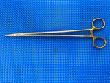Symmetry Surgical 36-2004 Classic Plus Needle Holder; Crile-Wood; 10 1/4 in, TC