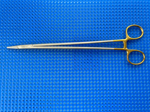 Symmetry Surgical 36-2004 Classic Plus Needle Holder; Crile-Wood; 10 1/4 in, TC