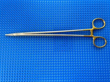 Symmetry Surgical 36-2004 Classic Plus Needle Holder; Crile-Wood; 10 1/4 in, TC