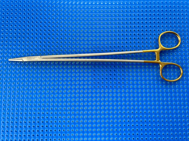 Symmetry Surgical 36-2004 Classic Plus Needle Holder; Crile-Wood; 10 1/4 in, TC