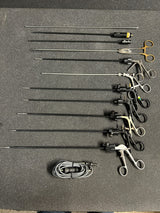 Set of 12 5mm Popular Laparoscopy Instruments Karl Storz Snowden Stryker SET A