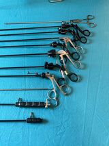 Set of 12 5mm Popular Laparoscopy Instruments Karl Storz Snowden V Mueller SET A