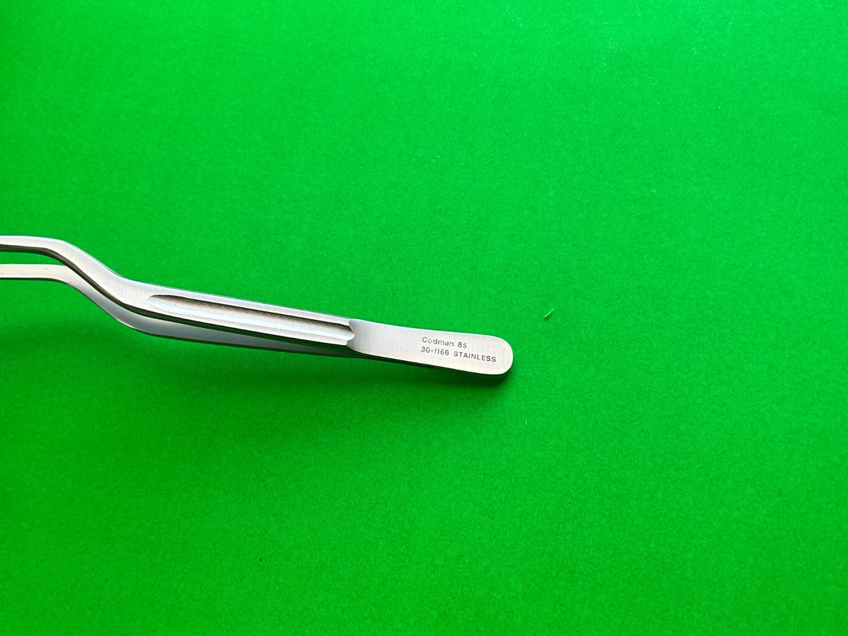 Codman 30-1166 Hoen Bayonet Forceps 1x 2 Teeth, 7 ¾”