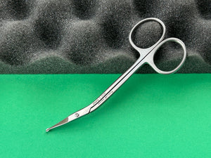 Karl Storz Surgical 4-1/2" Angled Eye Scissors