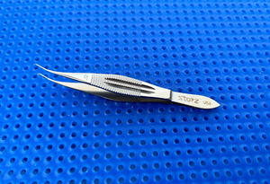 Karl STORZ Surgical E3205 Corneal Forceps Colibri Style, 0.12mm, 1 x 2 teeth