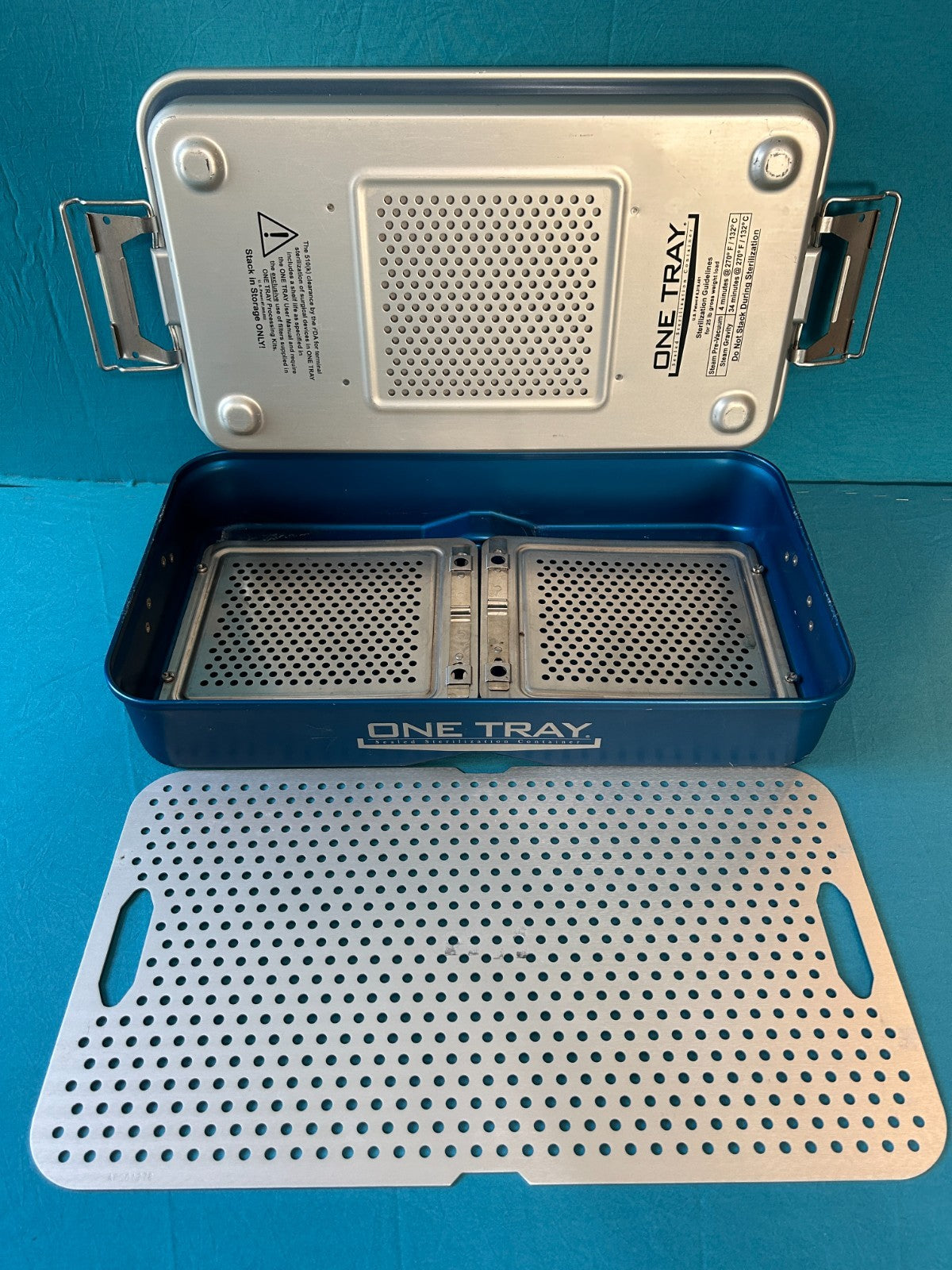 One Tray Sealed Sterilization Container For Laparoscopy & Endoscopy Instruments