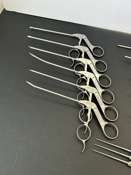 Stryker Conquest Set of 15 Arthroscopic Punches/Graspers/Probes With Tray *NEW*