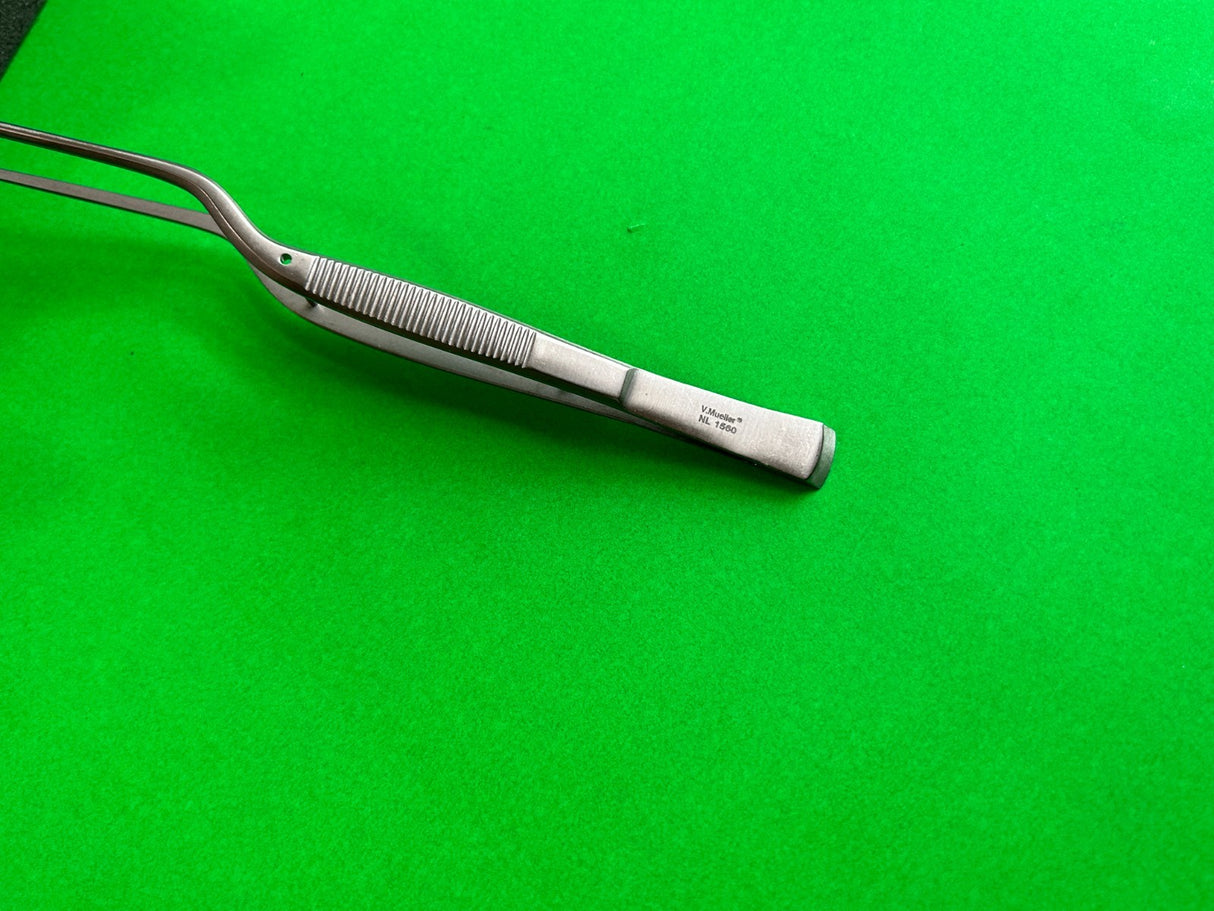 V Mueller NL1560 Bayonet Cushing Dressing Forceps, 7-5/8"