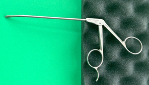 Conmed Linvatec Surgical SHUTT Arthroscopy B-Scoop Forceps 30° Right 3.4mm, 9".