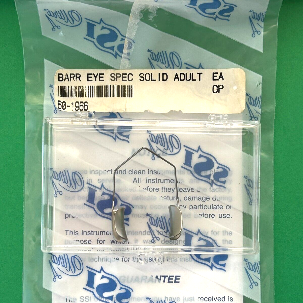 SSI Ultra Barr Eye Speculum – AMED CAPITAL