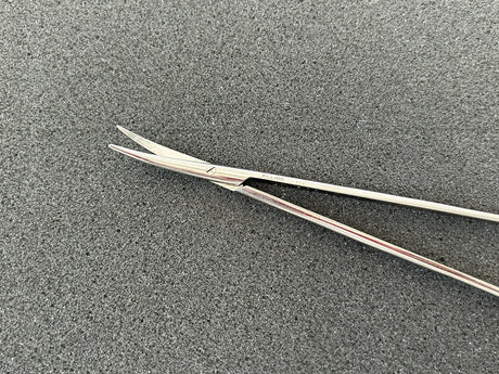 Pilling 35-2100 DeMartel Vascular Scissors Curved, Blunt, 7"