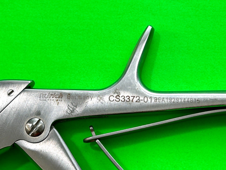 Ulrich Surgical CS 3372-01 Orthopedic Kerrison Rongeur 5mm x 10mm Shaft 10"