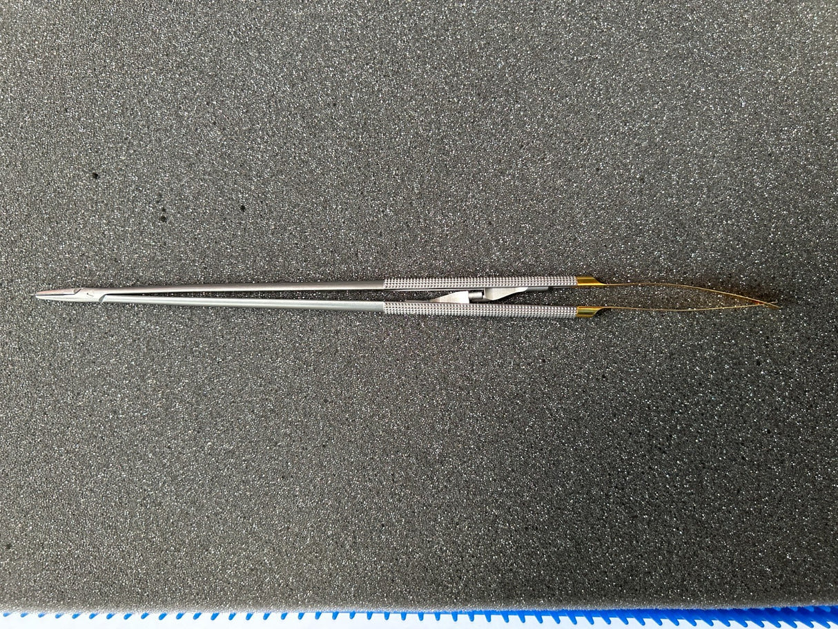 Symmetry 32-491 Jacobson Needle Holder, Straight, TC, w/Lock, 9"