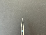 KATENA K8-7010 Jeweler Bipolar forceps 4'',straight, 0.4mm non-stick tip