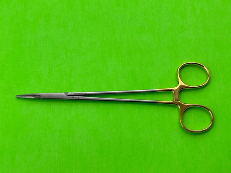 Symmetry Surgical 7" TC Microvascular Needle Holder, Serrated Jaws