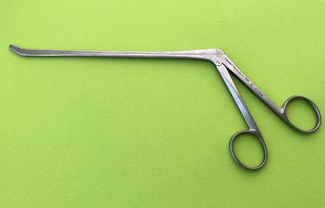 V.Mueller Surgical Angled Up Neuro/Spine Cushing Rongeur 2 x 10mm Bite, 7"