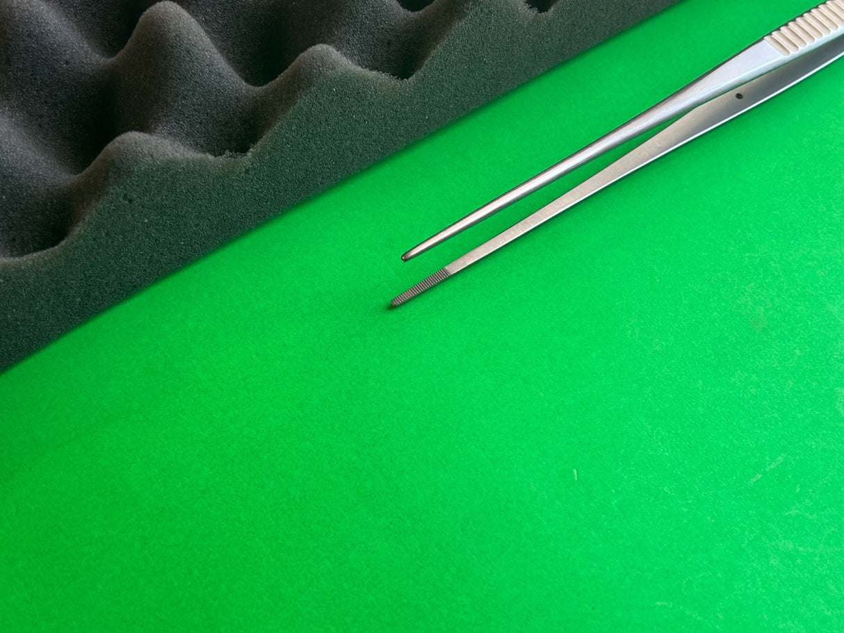 V.Mueller CH5174 Potts Smith Tissue Forceps With Serrated Tips, 12"