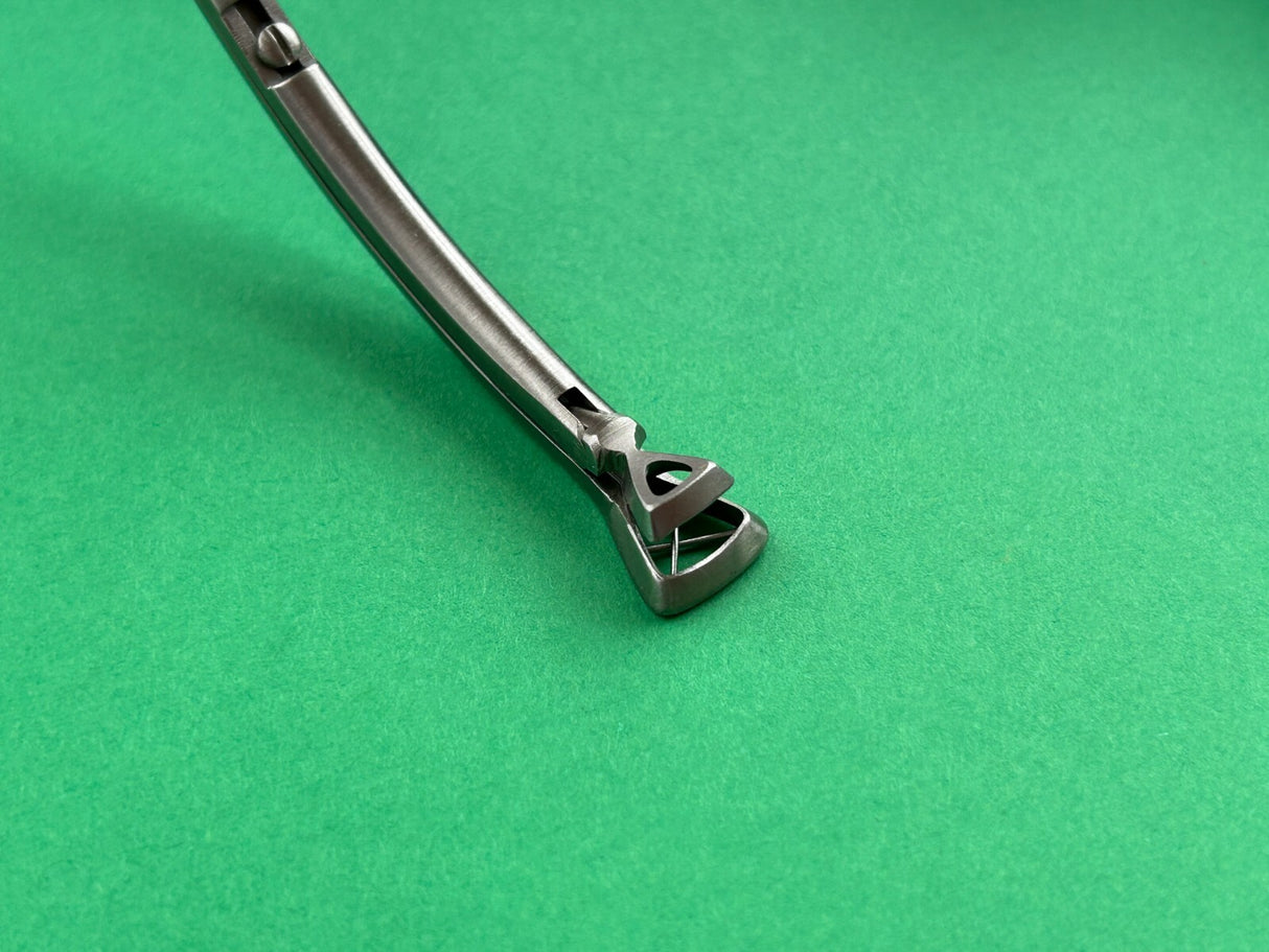 Jarit Surgical Ronis Adenoid Punch, Up-Curved, Triangular Jaws, No.1