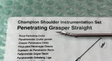 Stryker Surgical 3910-500-737 Orthopedic Grasper Straight