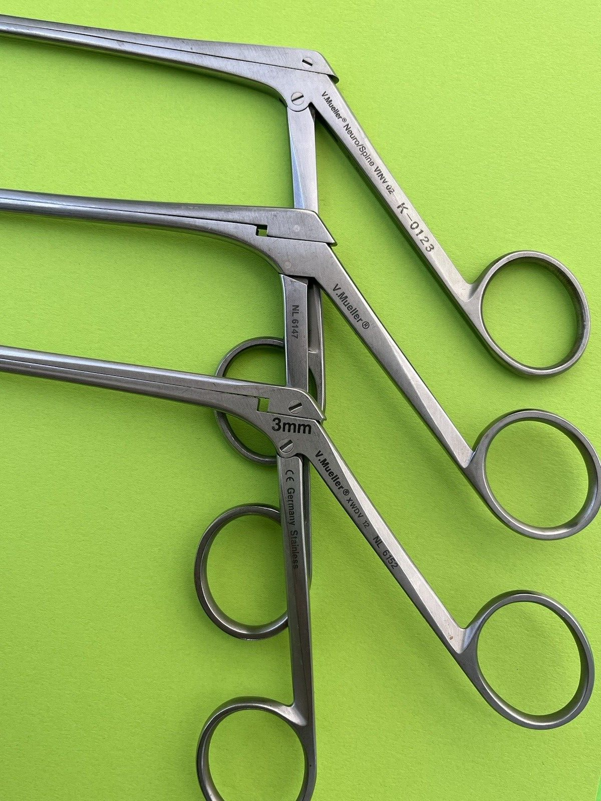 V.Mueller Surgical Set of 3 Rongeurs