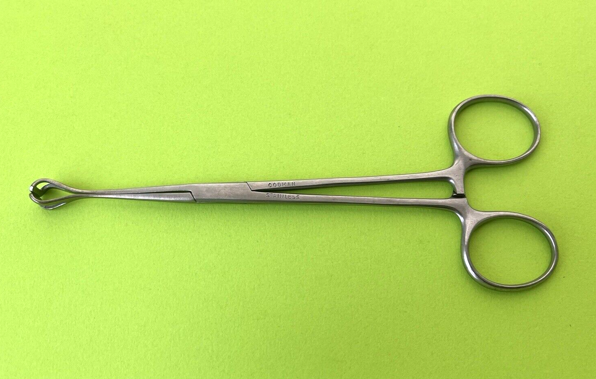 Codman Surgical 6-1/4" Babcock Tissue Forceps