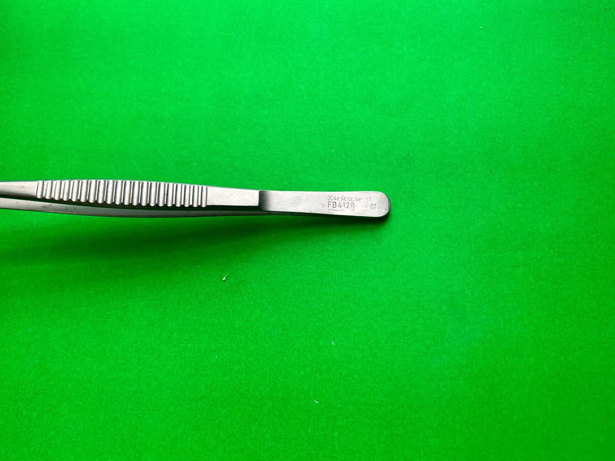 Aesculap FB412R Debakey Atraumatic Forceps, 7-7/8"