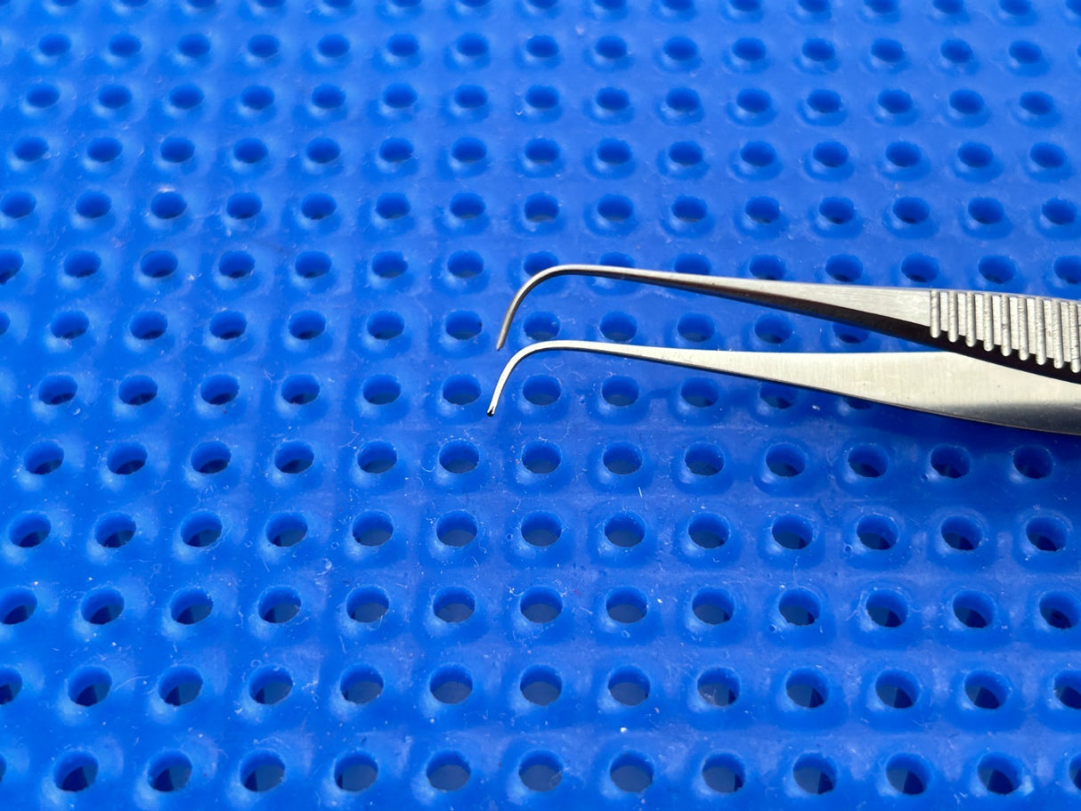 Miltex Surgical 18-1791 Iris Forceps, 1 X 2 Teeth, 4"