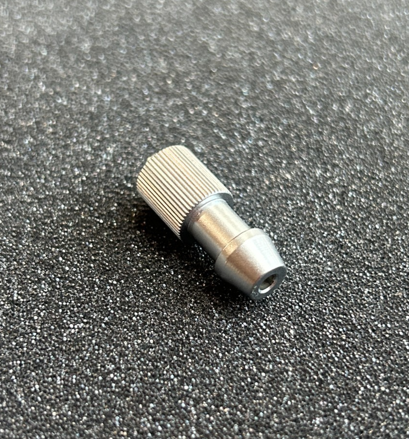 Storz 27500 Luer Lock to Tube Connector, Size: 9mm - 1-1/8"