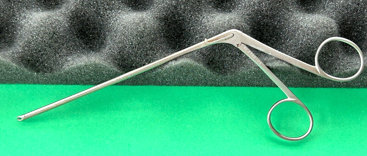V.Mueller Surgical Rhoton Grasping Cup Forceps, Angled 1mm Wide Cups