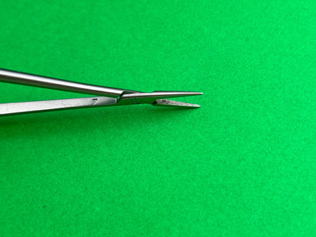 Scanlan 6006-128 9" Diamond Dust Jacobson Micro Needle Holder, Locking *GERMANY*