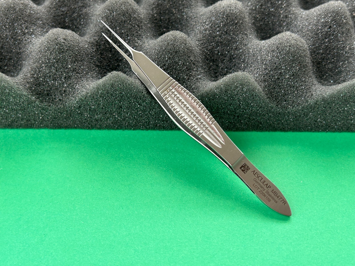 Aesculap Surgical Castroviejo Forceps, 4-3/8", 1 x 2 Teeth