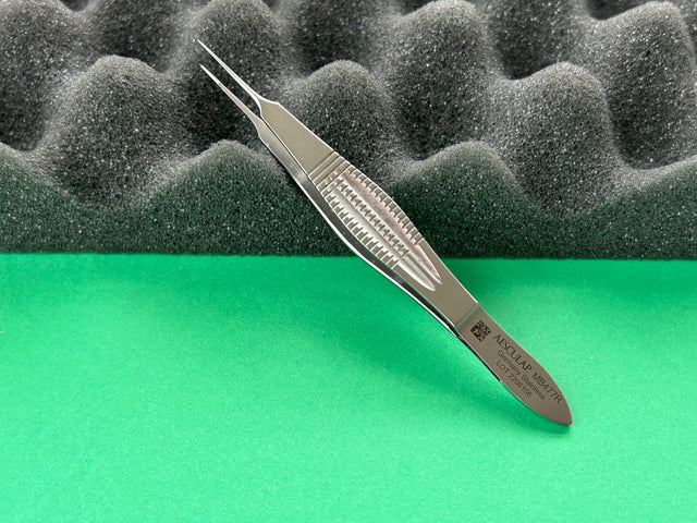 Aesculap Surgical Castroviejo Forceps, 4-3/8", 1 x 2 Teeth