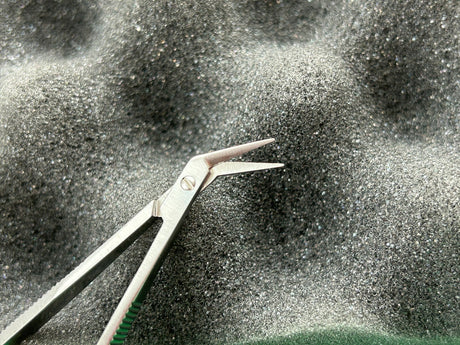 Jarit Surgical Castroviejo Angled Corneal Scissor, 4-1/4"