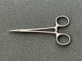 Aesculap BH118R MICRO-HALSTED Hemostatic Forceps, straight, 5", delicate, 1x2