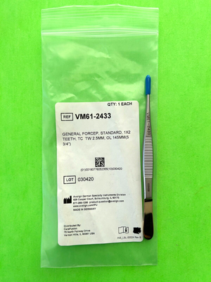 V.Mueller Surgical  5-3/4" General Forcep, Standard 1x2 Teeth, TC